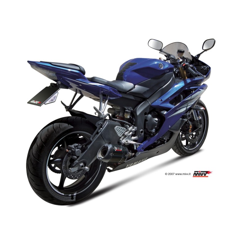 silencioso mivv suono acero negro carbon yamaha yzf 600 r6 2006 16 y 021 l9