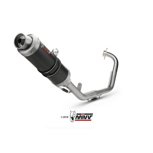 escape completo mivv 1x1 gp carbon yamaha yzf r125 2008 13 y 030 l2s