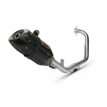 escape completo mivv 1x1 suono black con tapa carbono yamaha yzf r125 2008 13 y 030 l9