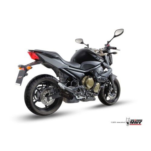 silencioso mivv double gun black yamaha xj6 xj6 diversion 2009 16 y 032 ldgb