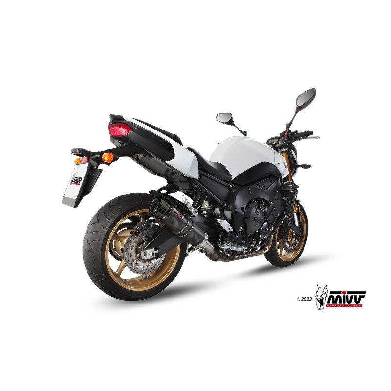 silencioso mivv gp carbon c tapa carbono yamaha fz8 fazer 8 2010 16 y 033 l2sc