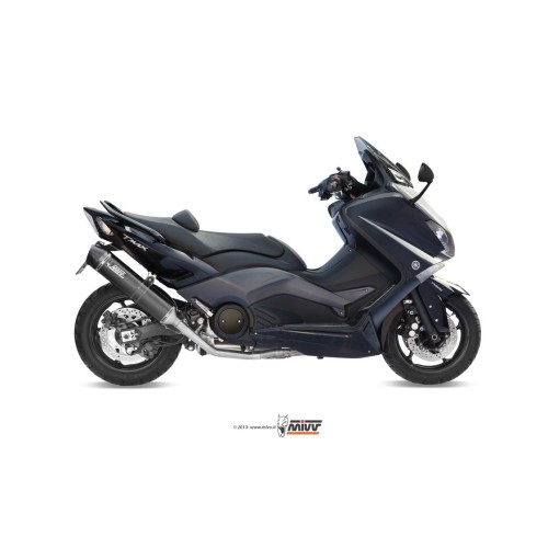 escape completo mivv 2x1 stronger black yamaha t max 530 2012 16 y 037 lbsc