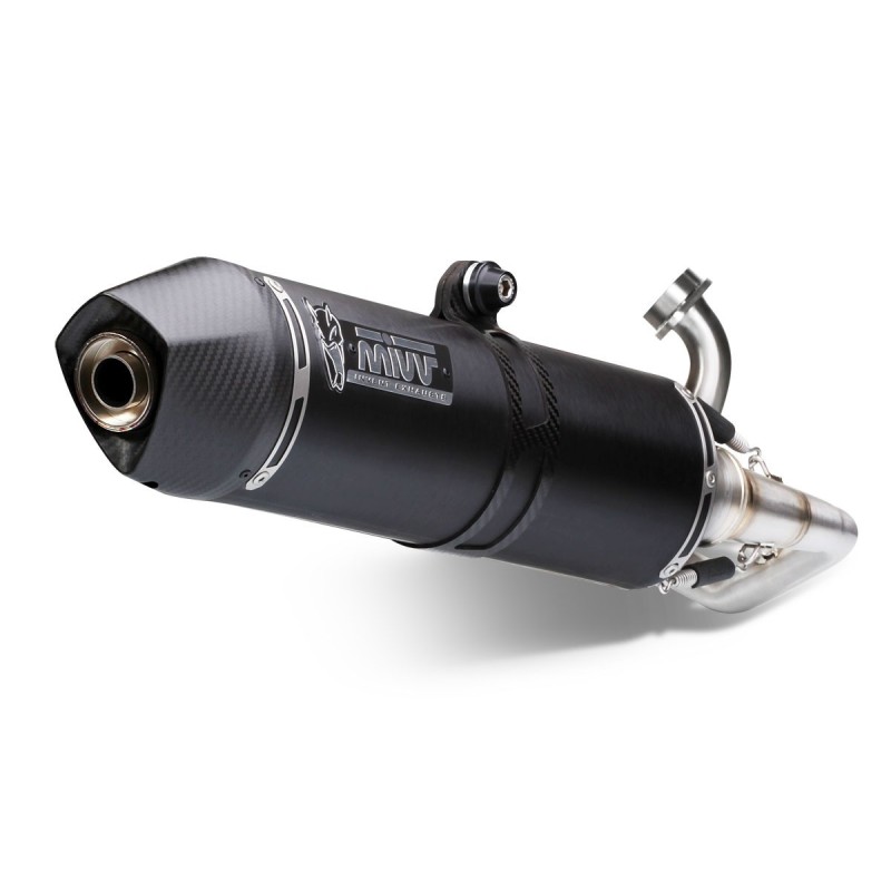 escape completo mivv 2x1 stronger black yamaha t max 530 2012 16 y 037 lbsc