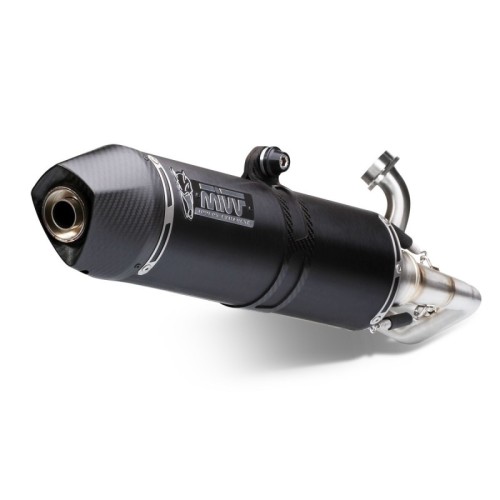 escape completo mivv 2x1 stronger black yamaha t max 530 2012 16 y 037 lbsc