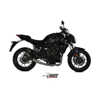 escape completo mivv 2x1 gp pro carbono yamaha mt 07 fz 07 2014 20 y 045 l2p 2