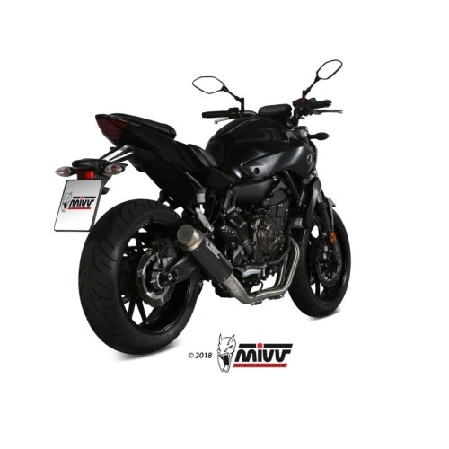 escape completo mivv 2x1 gp pro carbono yamaha mt 07 fz 07 2014 20 y 045 l2p