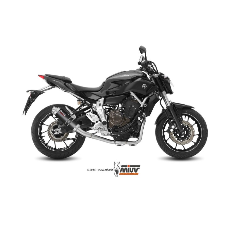 escape completo mivv 2x1 gp carbon yamaha mt 07 fz 07 2014 24 y 045 l2s