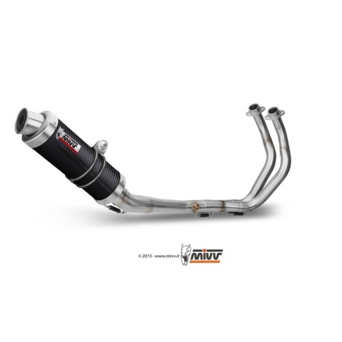 escape completo mivv 2x1 gp carbon yamaha mt 07 fz 07 2014 24 y 045 l2s