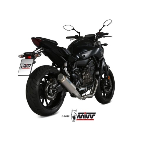 escape completo mivv 2x1 gp pro titan yamaha mt 07 fz 07 2014 20 y 045 l6p