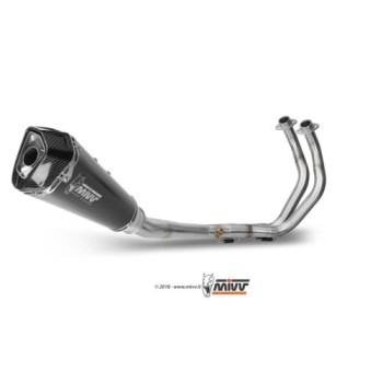 escape completo mivv 2x1 delta race black yamaha mt 07 fz 07 2014 24 y 045 ldrb