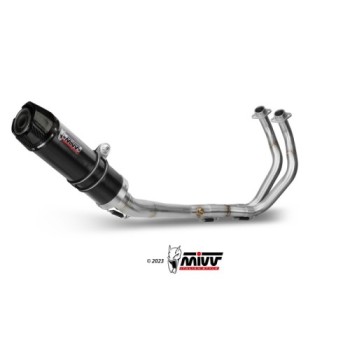escape completo mivv 2x1 gp black con tapa carbono yamaha mt 07 fz 07 2014 24 y 045 lxbc