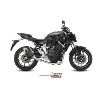 escape completo mivv 2x1 gp black yamaha mt 07 fz 07 2014 24 y 045 lxb