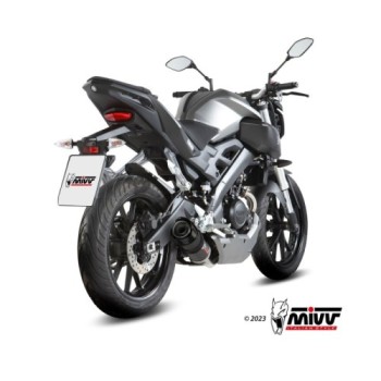 escape completo mivv 1x1 gp carbon con tapa carbono yamaha mt 125 2015 19 yzf r125 2014 18 2