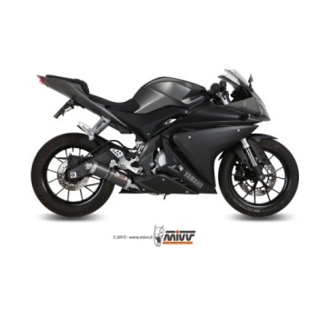 escape completo mivv 1x1 gp carbon yamaha mt 125 2015 19 yzf r125 2014 18 y 047 l2s 2