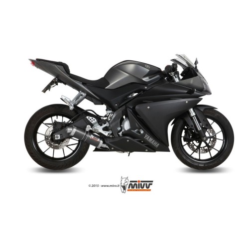 escape completo mivv 1x1 gp carbon yamaha mt 125 2015 19 yzf r125 2014 18 y 047 l2s