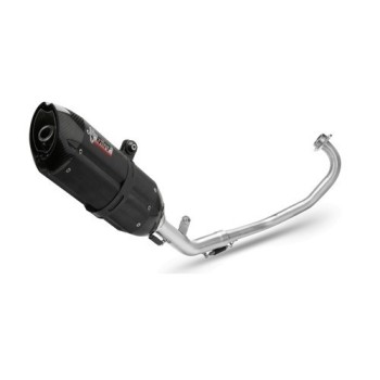 escape completo mivv 1x1 suono black tapa carbono yamaha mt 125 2015 19 yzf r125 2014 18