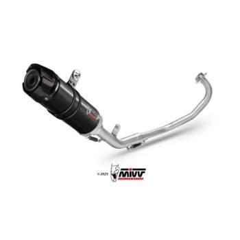 escape completo mivv 1x1 gp black con tapa carbono yamaha mt 125 2015 19 yzf r125 2014 18