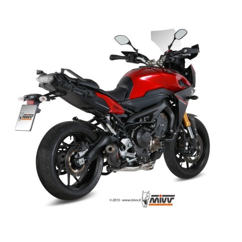 escape completo mivv 3x1 oval carbono tapa carbono yamaha tracer 900 gt fj 09 2015 20