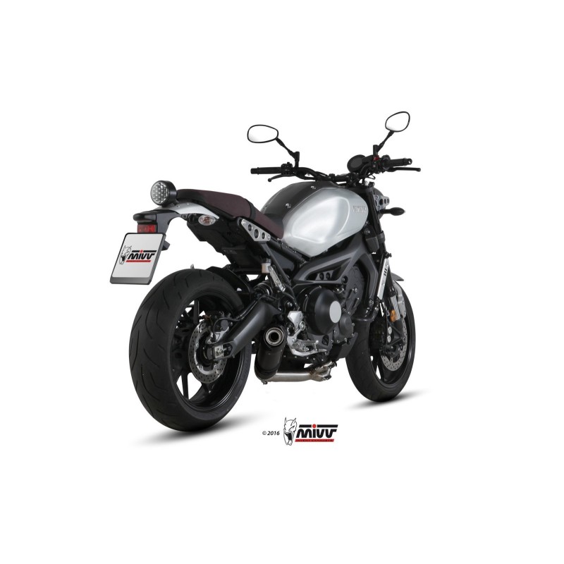 escape completo mivv 3x1 oval carbono con tapa carbono yamaha xsr 900 2016 20 y 054 l3c
