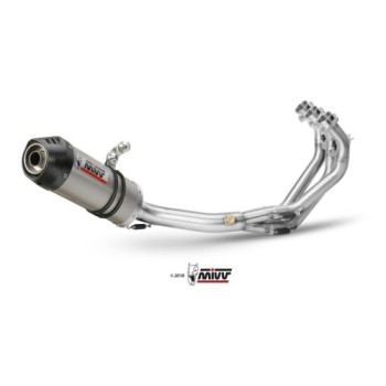 escape completo mivv 3x1 oval titan con tapa carbono yamaha xsr 900 2016 20 y 054 l4c