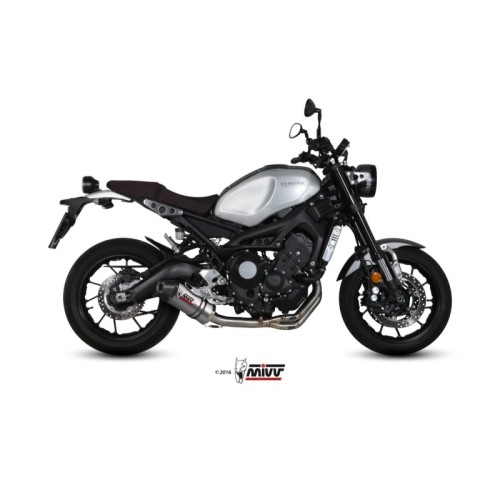 escape completo mivv 3x1 oval titan con tapa carbono yamaha xsr 900 2016 20 y 054 l4c