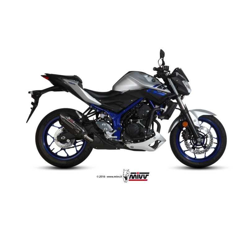 silencioso mivv suono acero negro carbon yamaha mt 03 2016 26 y 055 l9