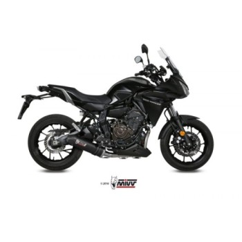 escape completo mivv 2x1 oval carbono tapa carbono yamaha tracer 700 gt tracer 7 2016 25 2