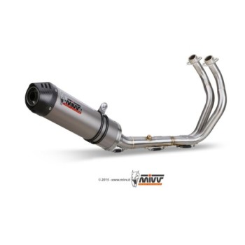 escape completo mivv 2x1 oval titan tapa carbono yamaha tracer 700 gt tracer 7 2016 25