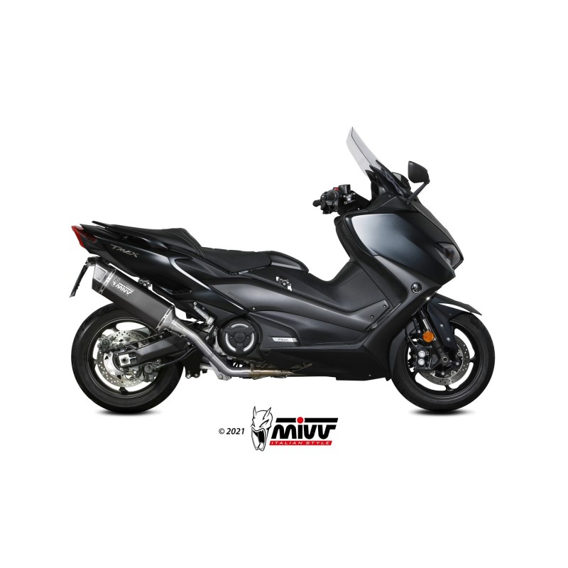 escape completo mivv 2x1 sr 1 black titanium yamaha t max 560 2020 21 y 061 lr1tb