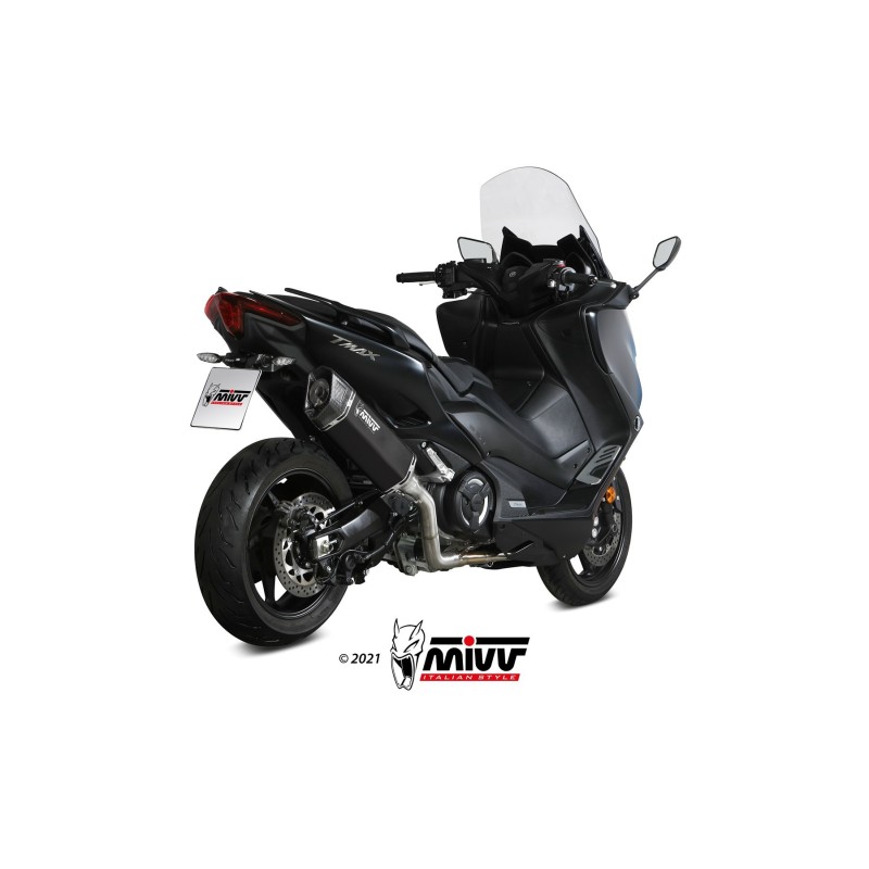 escape completo mivv 2x1 sr 1 black yamaha t max 560 2020 21 y 061 lr1xb