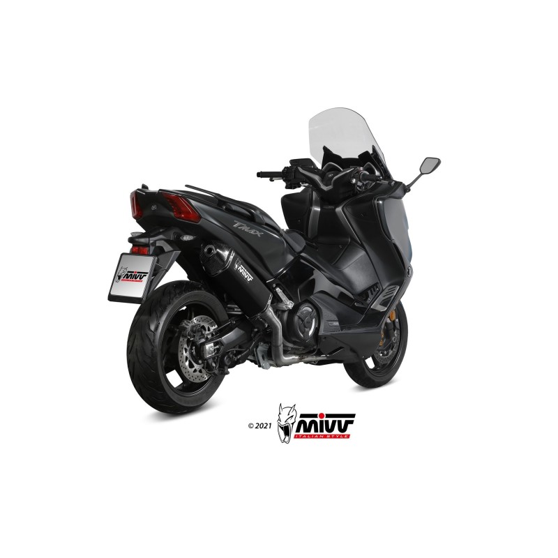 escape completo mivv 2x1 speed edge black yamaha t max 530 2017 19 y 061 lrb