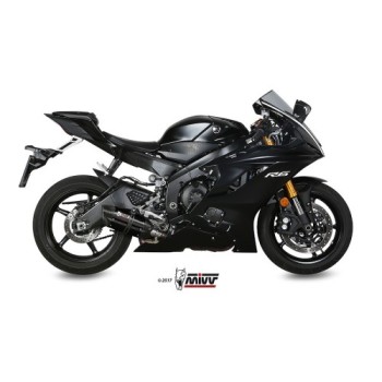 silencioso mivv suono acero negro carbon yamaha yzf 600 r6 2017 21 y 063 l9