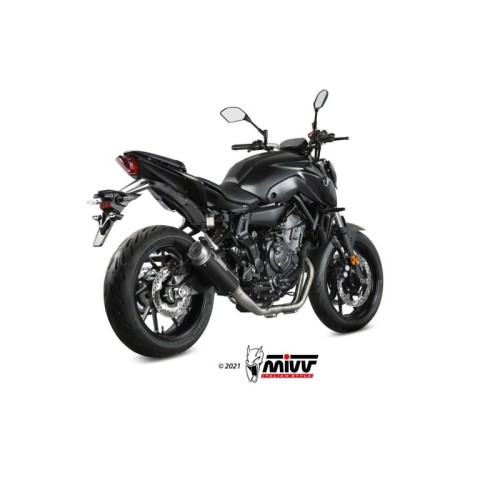 escape completo mivv 2x1 gp pro carbono yamaha mt 07 fz 07 2021 24 y 065 l2p