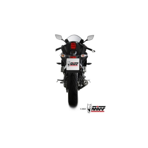 escape completo mivv 1x1 x m1 black yamaha mt 125 2020 24 yzf r125 2019 24 y 067 lc4b