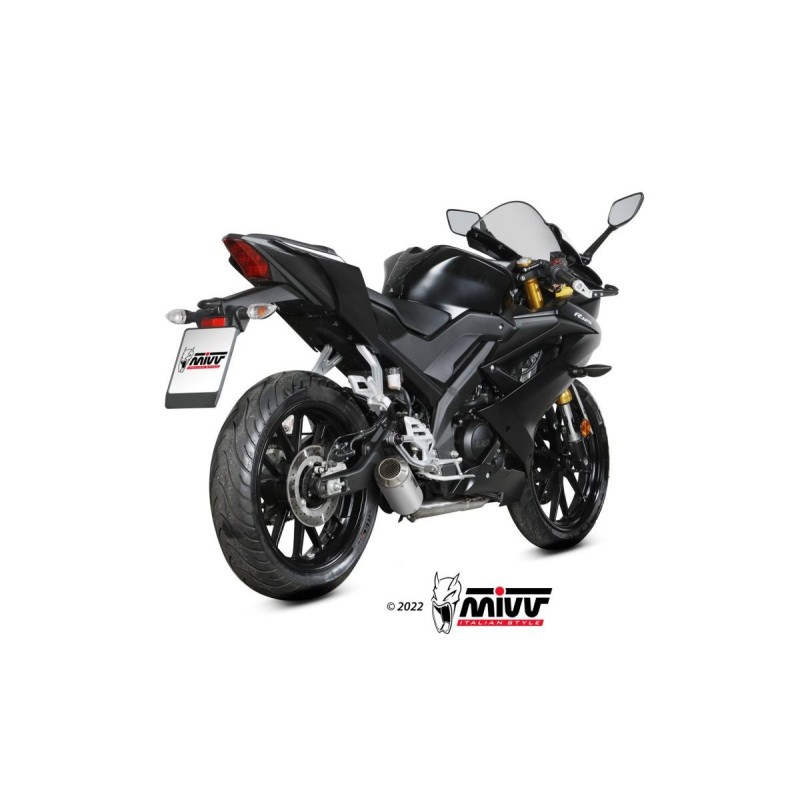 escape completo mivv 1x1 mk3 st steel yamaha mt 125 2020 26 yzf r125 2019 26 y 067 sm3x