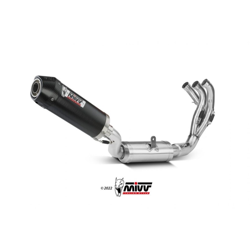 escape completo mivv 3x1 oval carbono con tapa carbono yamaha tracer 9 gt 2021 24