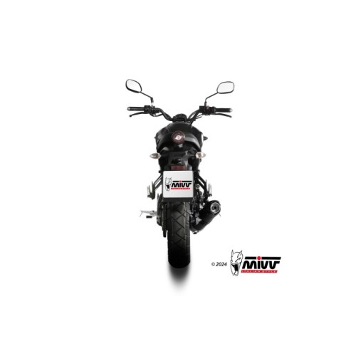 escape completo mivv 1x1 gp carbon con tapa en carbono yamaha xsr 125 2022 24 y 075 l2sc
