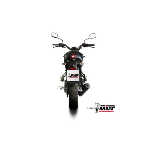 escape completo mivv 1x1 hr 1 black con tapa en carbono larga yamaha xsr 125 2022 24
