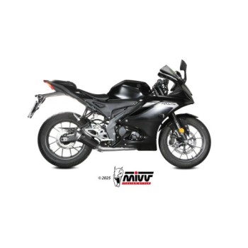 escape completo mivv 1x1 gppro black yamaha mt 125 yzf r125 2025 y 085 kxbp