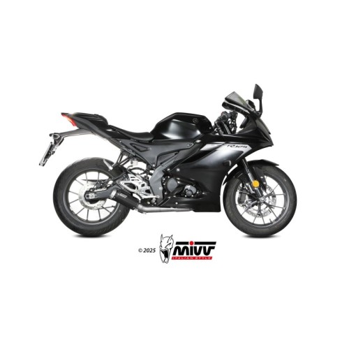 escape completo mivv 1x1 mk3 black yamaha mt 125 yzf r125 2025 y 085 sm3b