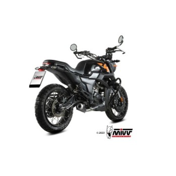 escape completo mivv 1x1 x m1 black zontes zt 125 gk 2021 24 z 004 sc4b 2