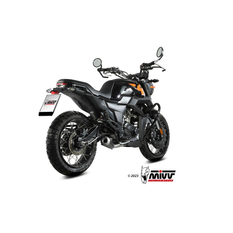 escape completo mivv 1x1 x m1 black zontes zt 125 gk 2021 24 z 004 sc4b