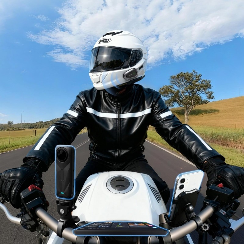 intercomunicador moto reso 001lite pilot lite bluetooth flow talk ip67