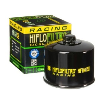 filtro de aceite moto hiflofiltro hf160rc racing con tuerca hexagonal de 17 mm