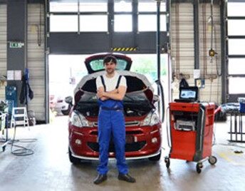 Distribución de elevadores de coches